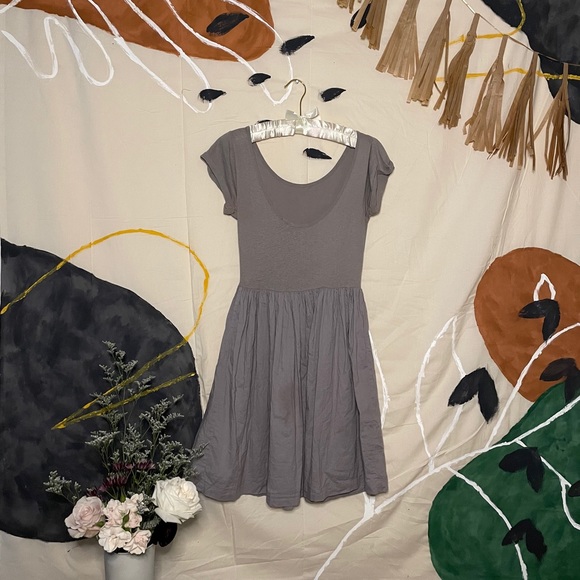 FC Jeans Gray Vintage Inspired Bicycle Midi Dress - Picture 4 of 4